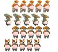 3D Shiba Inu Dog Belly Sticker,Super Soft Silicone Anti-Collision Sticker, 3D Dog Belly Stickers, Decorative Fun Stickers for Adults Party Favor Decals Gift (20A)