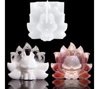 3d Silicone Animal Mould Resin Epoxy Fox Mould 9-Tail Fox Candle Moulding Sculpture Artistic Aromatherapy Plaster Home Decoration (Nine Tailed Fox Mold)