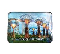 3D Singapour Réfrigérateur Réfrigérateur Aimant en Cristal Aimant en Verre Main Voyage Touristique Souvenir Collection Cadeau Tableau Tableau Magnétique Autocollant Décoration de La Maison