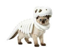 3D Skeleton Funny Cosplay Outfit Dinosaur Skeleton Costume Soft Plush