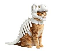 3D Skeleton Funny Cosplay Outfit Dinosaur Skeleton Costume Soft Plush