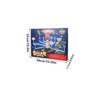 3D Solar System Model, Planetary LED Projector Electric Space Explore Toy, Educational Puzzle Function, for Children Boys Girls Teens Kindergarten Birthday Christmas New Year School Events