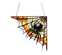 3D Spider Web Halloween Decor Acrylic Corner Wall Hanging Ornament | Premium acrylic material creates immersive 3D spider web effect perfect for spooky home or commercial party decoration H