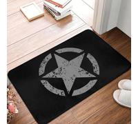 3D Star Doormat Non-Slip Kitchen Bathroom Mat Toilet Floor Door Entrance Carpet Rug-40x60cm