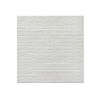 3D Stereo Wallpaper XPE Foam Self-Adhesive Brick Pattern Wallpaper Soft Package Living Room TV Background Waterproof Wallpaper 4.5MM Thick Suitable for Flat Smooth and Clean Walls H 10Pack (G 5 Pack)