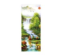 3d Sticker Porte Rivière Forest L100 x H200cm Stickers Muraux DéCoration De La Maison Autocollant Mural Autocollant D'Art Chambre Salon Affiche Amovible