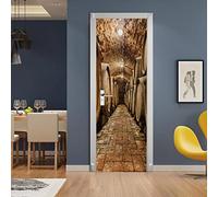 3d Sticker Porte Trompe L'oeil Cave Stickers Muraux DéCoration De La Maison Autocollant Mural Autocollant D'Art Chambre Salon Affiche Amovible,95x215cm