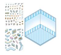 3D Sticker Scene, Panda Theme Landscape Stickers Scene, High-Adhesive Scratch-Resistant Design, Creative Educational Craft Use, Ideal for Home Decor, Laptop, or Journaling, 4.92x5.91 inches