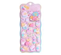 3D Stickers | Cartoon Foam Bubble Animal Decals, Bright And Playful 3D Stickers Ideal For Decorating Notebooks, Pencil Cases, Scrapbooks, And Classroom Walls, Creative Sticker Set For Children’s Art,