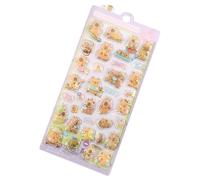3d Stickers - Cute Funny Removable Decals For Creative Decoration, Colorful Capybara Bubble Design With Easy Peel And Stick, Craft Accessories For Children Home Party Classroom Scrapbooking
