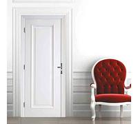 3d Stickers Porte Blanc Auto-AdhéSif Mural DéCoration De La Maison Stickers Muraux Chambre Salon Amovible Affiche Art Autocollants-77x200 cm