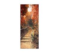 3d Stickers Porte éTape Auto-AdhéSive Murale DéCoration De La Maison Stickers Muraux Chambre Salon Affiche Amovible Art Autocollants-90x200 cm