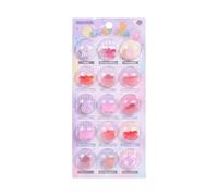 3D Stickers - Puƒfy Glitter Sticker Sheet | 3D Stereoscopic Embossed PVC Cartoon Decorative Stickers for Kids DIY Crafts Diary Phone Bottle Scrapbook Gift Random Design