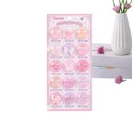 3D Stickers - Puƒfy Glitter Sticker Sheet | 3D Stereoscopic Embossed PVC Cartoon Decorative Stickers for Kids DIY Crafts Diary Phone Bottle Scrapbook Gift Random Design