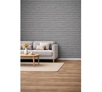 3d Stickers RHP Muraux Brique Rayon De Soleil PE Papier Peint Non-Toxique Mousse Odeur Auto-Adhésif Mural DIY Autocollant Panneau, Argenté Lot de 10