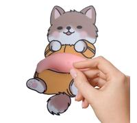 3D Stickers, Silicone Belly Squeezable Animal Decals, Funny Stickers, for Home Office Phone Case Notebook Scrapbook Journal Laptop Water Bottle Kids Adults Party Favors Classroom Rewards