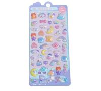 3d Stickers - Vinyl Sticker | Aesthetic Decal, Cute Relief Stickers Decoration | Scrapbooking Decals | Decal for Phone Case Notebook Stationery Craft Kids Boys Girls Party Favors, Mini Party Favor