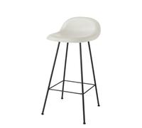 3D Tabouret de bar 65 Plastique Alabaster White - Patins en feutre Gubi - 5715015970839