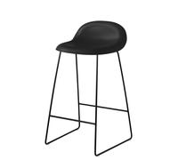 3D Tabouret de bar Plastique noir - Sledge Base Gubi - 5715015970761