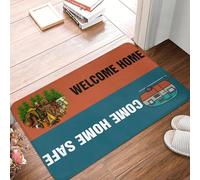 3D Tapis Bienvenue à la Maison Retour à la Maison Bon côté Camping de Camping antidérapant Salle de Bain Cuisine Balcon