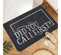 3D Tapis - de Bienvenue Amusant, paillasson d’entrée Avant, Support antidérapant en Polyester Avez-Vous appelé entrée du Premier paillasson, terrasse