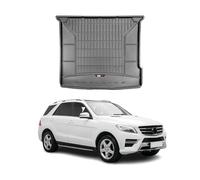 3D Tapis de Coffre pour Mercedes GLE W292 2015-2019 sauf Hybrid OMAC Premium Noir 1Pcs