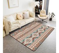 3D Tapis De Salon, Triangle Géométrique Rétro Lavable Tapis Imprimé Tapis De Chambre Garçons Filles Adolescents Tapis De Bébé Rampants en Automne Et Hiver Cuisine 180 X 280 Cm /9683560190508
