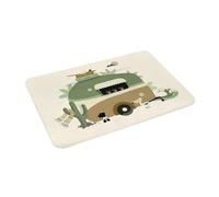 3D Tapis de Sol antidérapant Caravan de Sol étanche à l’Eau pour entrée de Cuisine de Repos de la Chambre de Pied