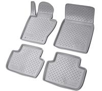 3D Tapis de Sol en Caoutchouc Pour BMW X3 E83 Année 2003 - 2010 Gris Avec