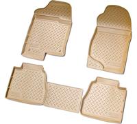 3D Tapis de Sol en Caoutchouc Pour Cadillac Escalade Année 2007 - 2014 Beige