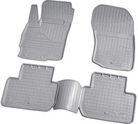 3D Tapis de Sol en Caoutchouc pour Mitsubishi Outlander III CW0 Ab 2012> Gris +