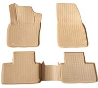 3D Tapis de Sol en Caoutchouc pour Volvo XC40 Année à Partir 2017> Beige Ajusté