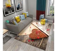 3D Tapis En Flanelle Douce - Thème D'Amour De Couple - Pour Enfants Et Adolescents - Idéal Comme Décoration De Chambre À Coucher, Chambre D'Enfant Et Salon - 60 X 90 Cm - Nettoyage Faci /1214507636231