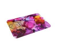 3D Tapis Histoire d’Amour (Illustration Joyeuse) Paillassons antidérapants de Sol Dust-proo pour entrée de Cuisine de Repose-Pieds de la Chambre