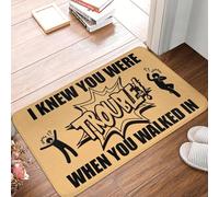 3D Tapis Je savais Que tu étais Un problème drôle Drôle Antidérapant Cuisine de Salle de Bain Porte du Salon d’entrée