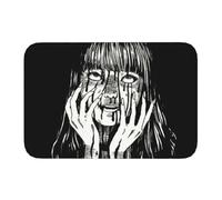 3D Tapis Manga d’Horreur Japonais de Junji Ito, de Porte d’entrée, paillasson d’intérieur antidérapant imperméable, paillasson de Cuisine, de Balcon d’entrée