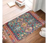 3D Tapis Paillassons d’entrée antidérapants antidérapants intérieurs imperméables d’intérieur paillassons de Sol bohèmes de Couleur Orientale