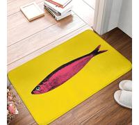 3D Tapis Sardines Roses, paillassons antidérapants, Anti-vêtements pour entrée de Cuisine, de Repos sur Balcon de la Maison, de Pied