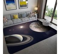 3D Tapis Univers Planète Espace Tapis Salon Moderne Chambre Carre Antidérapant Enfant Ado Décoration Tapis, Tapis De Chaise Lavable Antidérapant 80 X 120 Cm -8Z2W-A7L0-3J6T+Q3R3-5I6C/F4Q4-4H5U+T9G9-