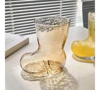 3D Tasse A Cafe - Verre A Eau - Mug, Verres Fantaisie Pour Whisky Et Vin, 400 Ml, Verres Transparents Amusants En Forme De Botte, Verres Élégants Pour Boissons Estivales Et Bar À Domicile(Glass)