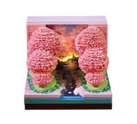 3D Tear Away Calendar 2027 Tree - - - Shape Light Up Notepad Paper Carving