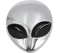 3D Tête extraterrestre Forme Emblème décoratif voiture Autocollant insigne