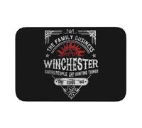 3D The Family Business Winchester Saving People and Hunting Front Floor Door Mats Indoor Supernatural Kitchen Bathroom Carpet Rug-50x80cm