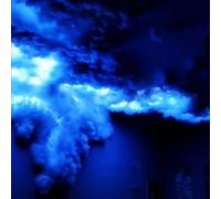 3D Thunder Cloud LED Light, Lumières De Nuage Créatives Bricolage DIY Thunder Cloud Lampe Cotton Lightning Cloud Colorful Atmosphere Night Light Avec Télécommand 5m