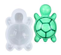 3D Tortue Silicone DIY Animal En Forme De Bougie Gypse Savon Résine Époxy Fabrication Fournitures Décoration Maison