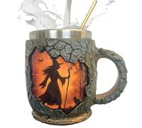 3D Tree Bark Witch Mug | Fun Mugs 386ml Texture With Handle Ergonomic