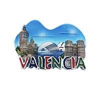 3D Valence Espagne Réfrigérateur Réfrigérateur Aimant Touristique Souvenirs À La Main Résine Artisanat Magnétique Autocollants Maison Cuisine Décoration Voyage Cadeau