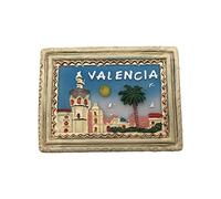 3D Valence Espagne Réfrigérateur Réfrigérateur Aimant Touristique Souvenirs Résine Magnétique Autocollants Maison & Cuisine Décoration de Cadeau De Voyage