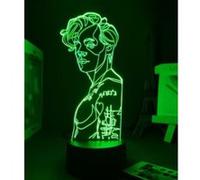 3D Veilleuse Harry Styles 16 couleurs changeantes FONGWAN Lampe LED-Demi-corps Multicolore G