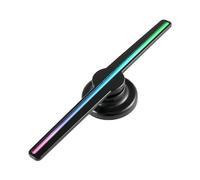 3D Ventilateur Hologramme Projecteur Wi-FI Mural Affichage À Distance Publicité Logo Lumière Images Vidéo LED Signe Lampe Holographique